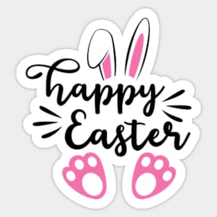 Happy Easter Women Easter Day Mama Mommy pregnant Mom Sticker